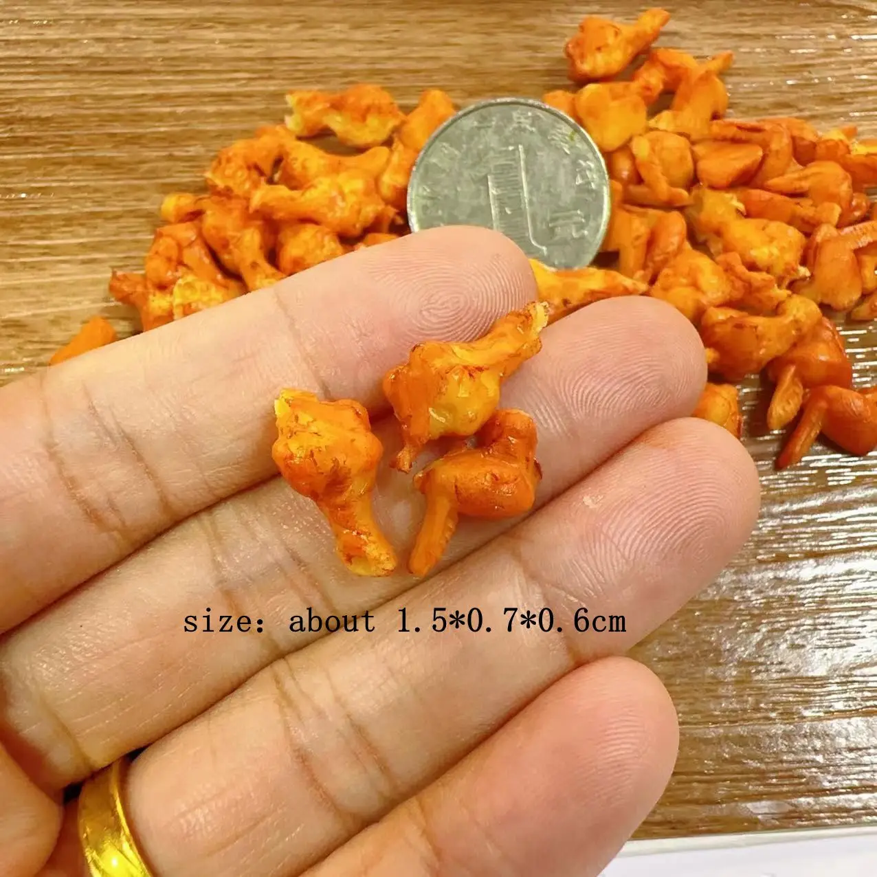 New 1/6 Handmade with clay Delicious chicken wings and legs food for Doll House Mini Kitchen Doll House Toys Accessories 4