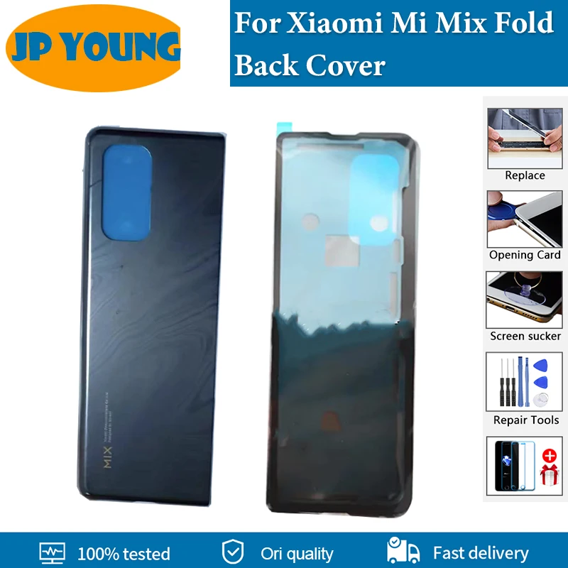 Originale Nuovo 6.52 "Per Xiaomi Mi Mix Fold Back Coperchio Della Batteria Porta In Vetro Custodia Posteriore Per Mi Mix Fold M2011J18C Cover Posterio