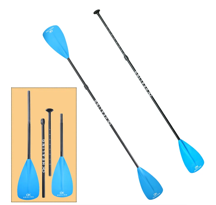 Description Picture 3 of itemHEALING Kayak Fiberglass Sup Paddle 4Pcs Adjustable Stand Up Paddle Boards Lightweight Durable Packable Travel-Friendly  Surfing