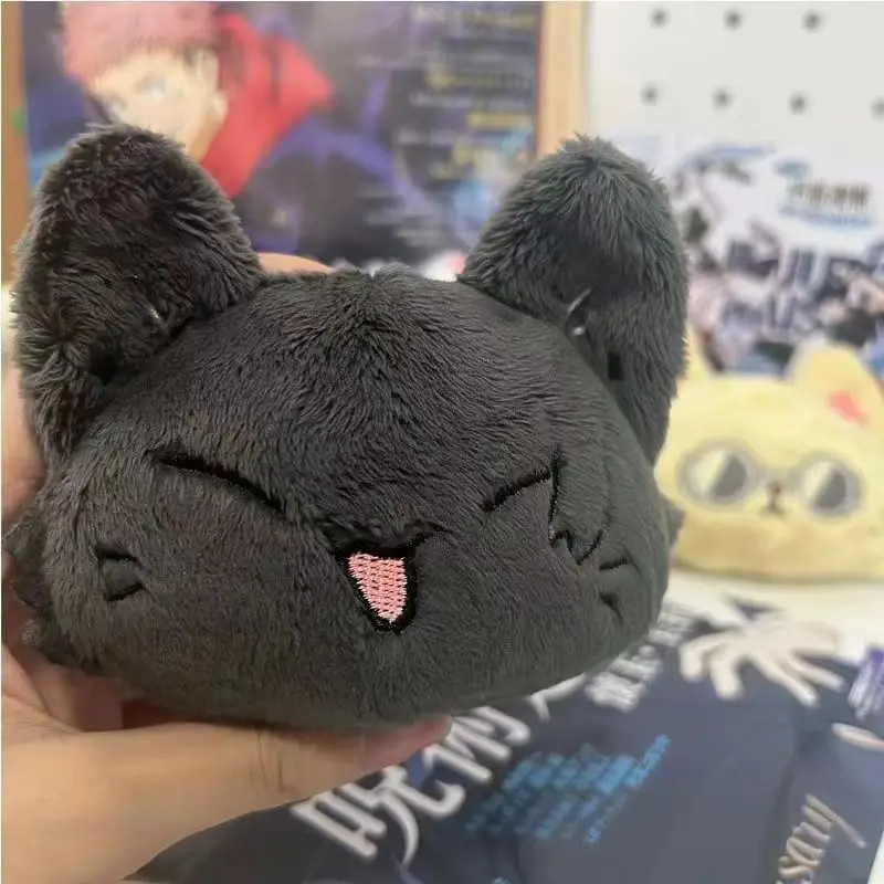 1PCS Anime Keychain Geto Suguru and Satoru Gojo Plush Cosplay Doll Pendant Keyrings Accessories Key Chains Fans Gifts view 2