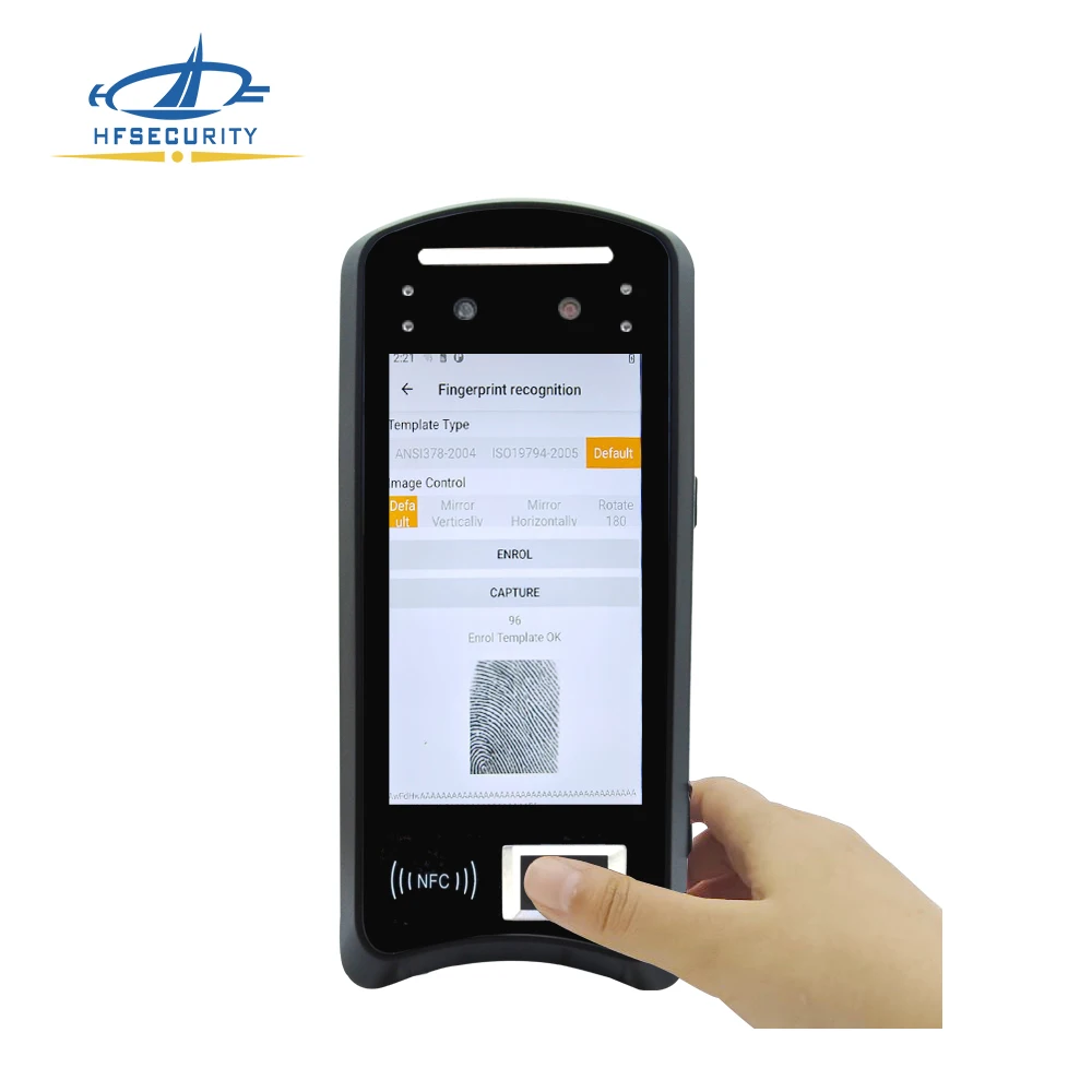 

Biometric Face Recognition Attendance System Biometric Access Control Product with New IRIS NFC Phone(HF-X05)