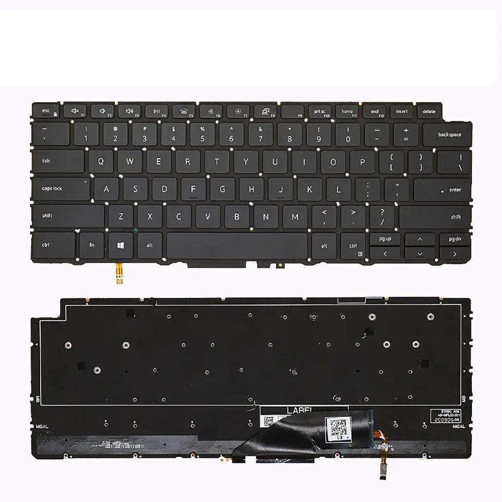 

Keyboard Backlit For DELL XPS 13 7390 2in1 2-in-1 04J7RW NSK-ET0BC PK132C91A00 4J7RW us