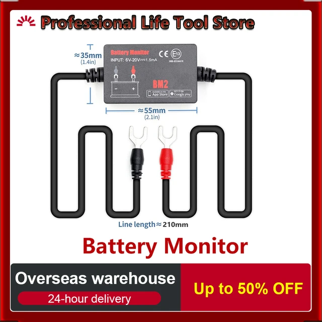 BT 4,0 12V Batterie Tester Batterie Monitor Auto Batterie Analyzer