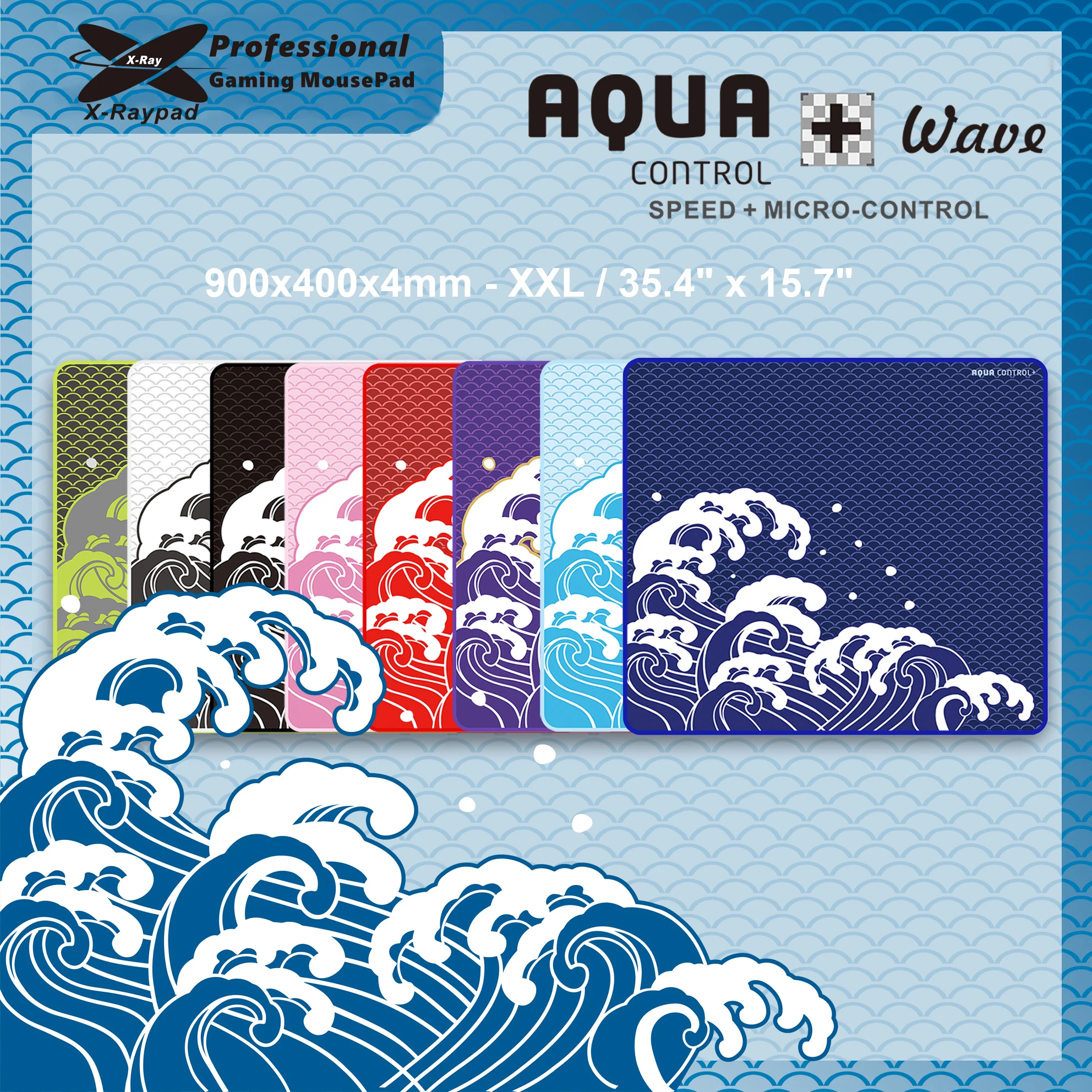 X-raypad Aqua Control II Musmatta - Vit - XL Square