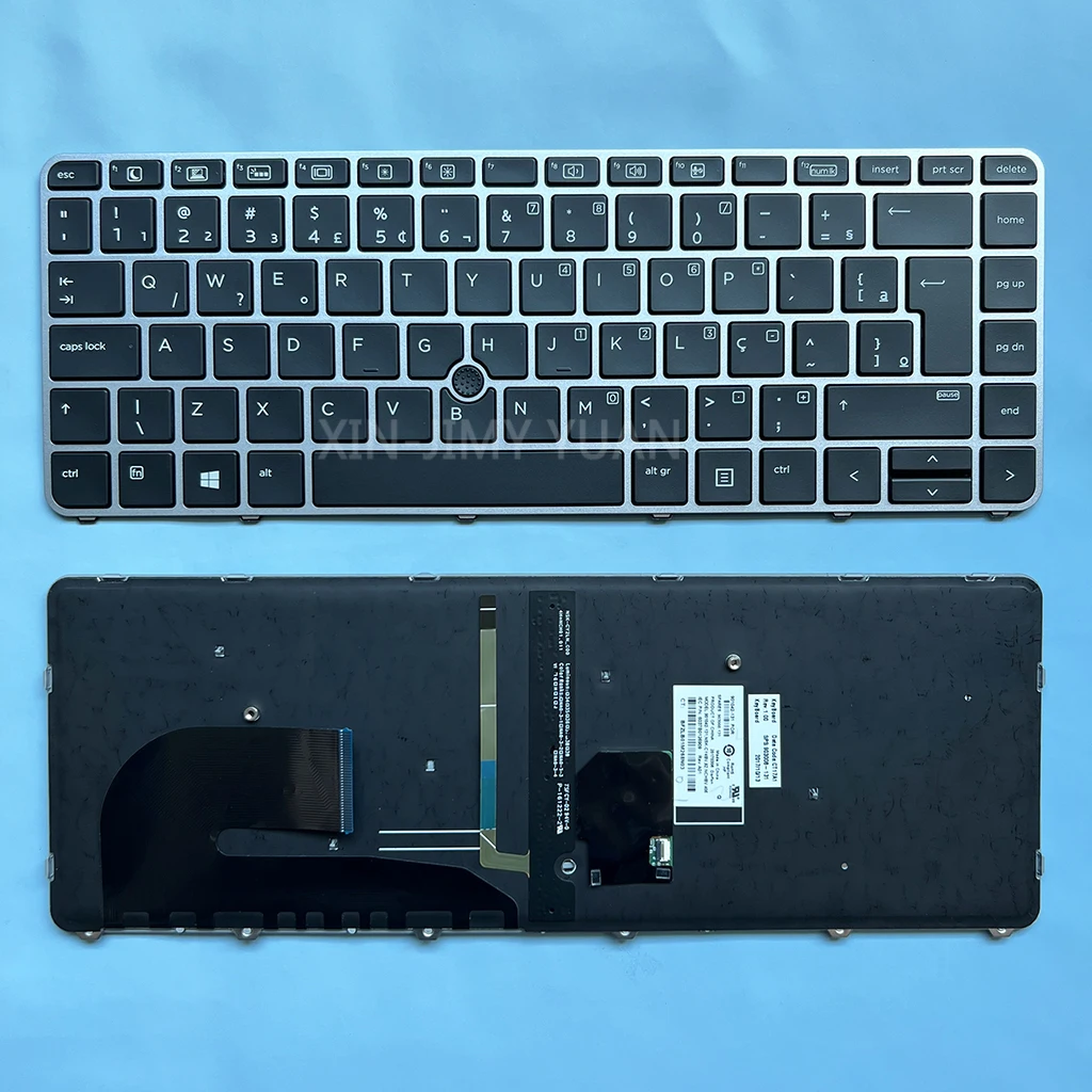 840 G3 Tastiera Brasiliana Per Hp Elitebook 840 G3 745 G3 745 G4 840 G4 848 G4 Retroilluminato 836308-001 821177-001 Nsk-Cy2Bv