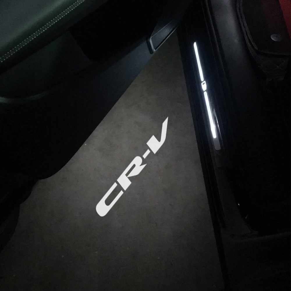 2Pcs LED Car Door Logo Lights Projector For Honda CRV CRV 3 4 5 2010