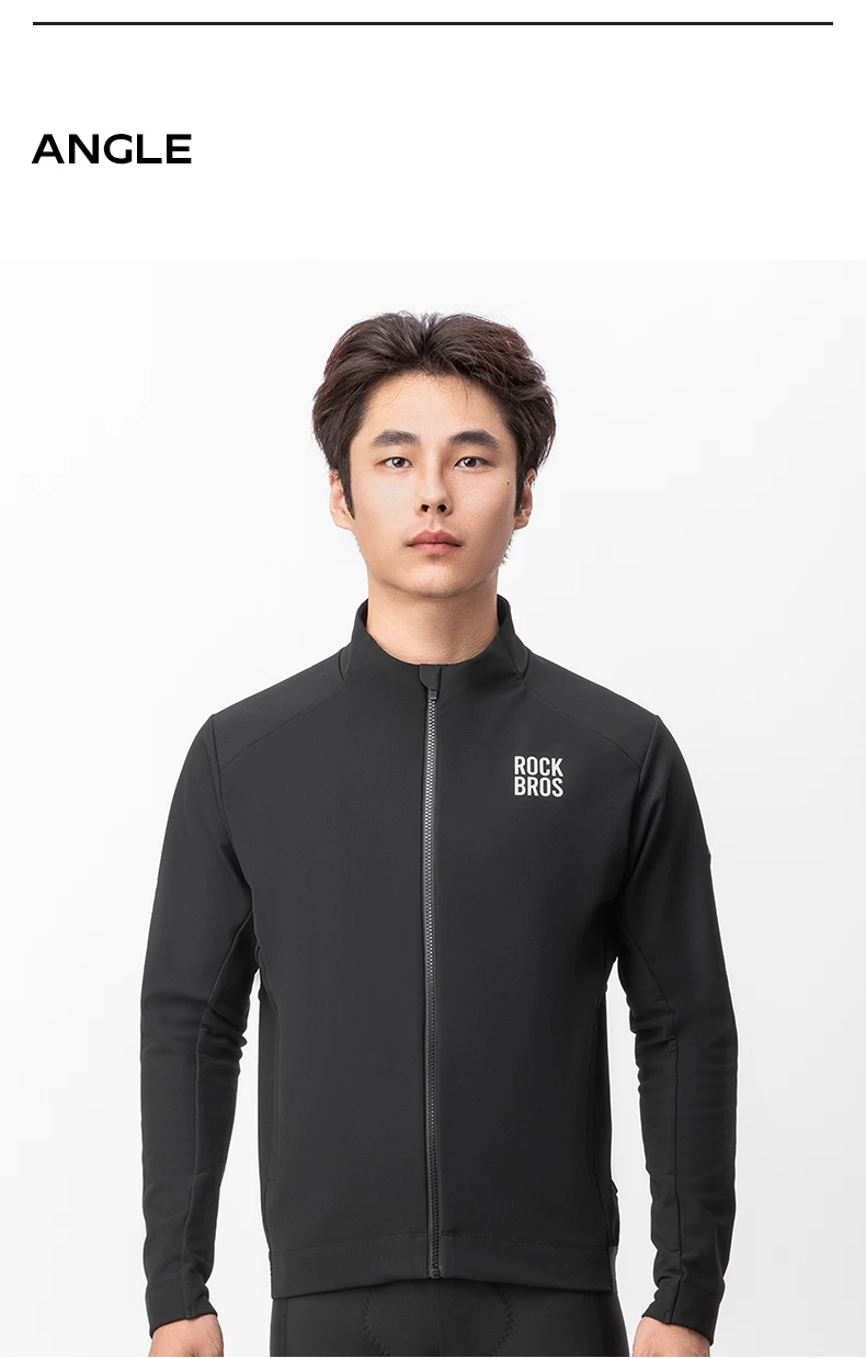 Cycling jacket front angle