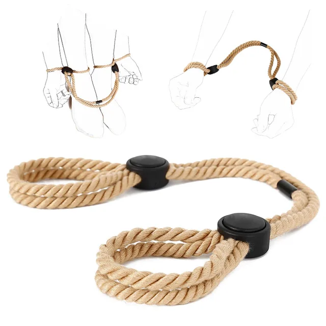 Einstellbare Erotische Slave Bdsm Bondage Seil Handschellen Handgelenk Flirten Fetisch Erwachsene Spiele Sex Spielzeug Für Frauen Kein Vibrator Sex Shop 1