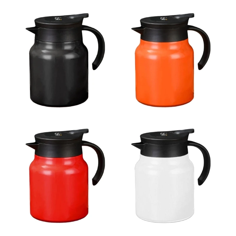 

Stainless Steel Tea Kettle Removable Tea Infuser Insulated Pot with Handle