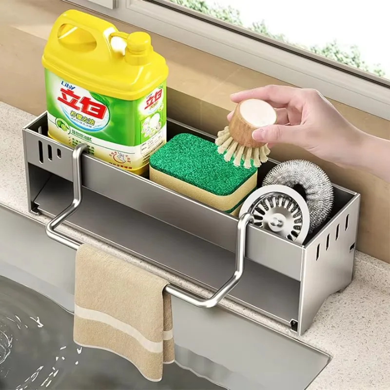 Stainless Steel Sponge Rack Image 2