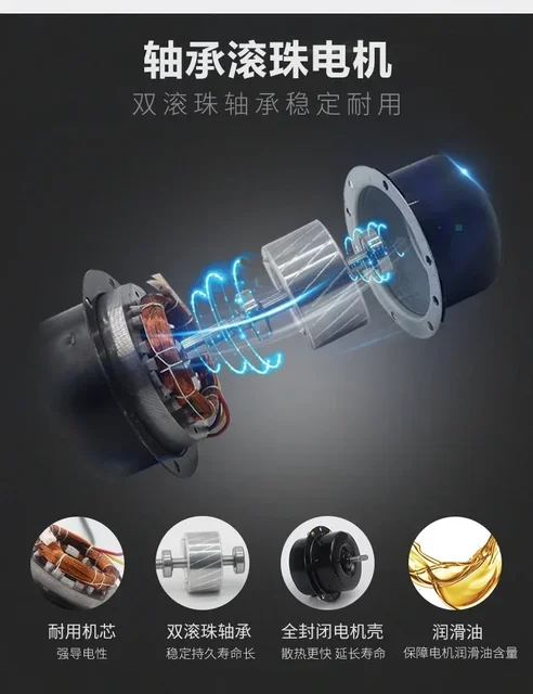 220V Versatile Exhaust Fan for Ventilation and Air Circulation with Reverse Functionality A 4