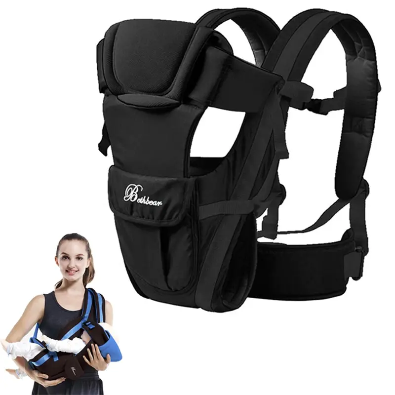 Baby Carrier Backpack 4 in 1 Front Facing Sling Pouch Wrap