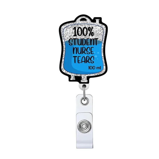 Customer Favorite ] Retractable Nurse ID Badge Reel Clip - Durable