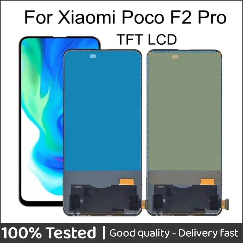 

6.67" TFT LCD For Xiaomi Poco F2 Pro LCD Display Touch Screen Digitizer Assembly Replacement For Pocophone F2 Pro M2004J11G LCD