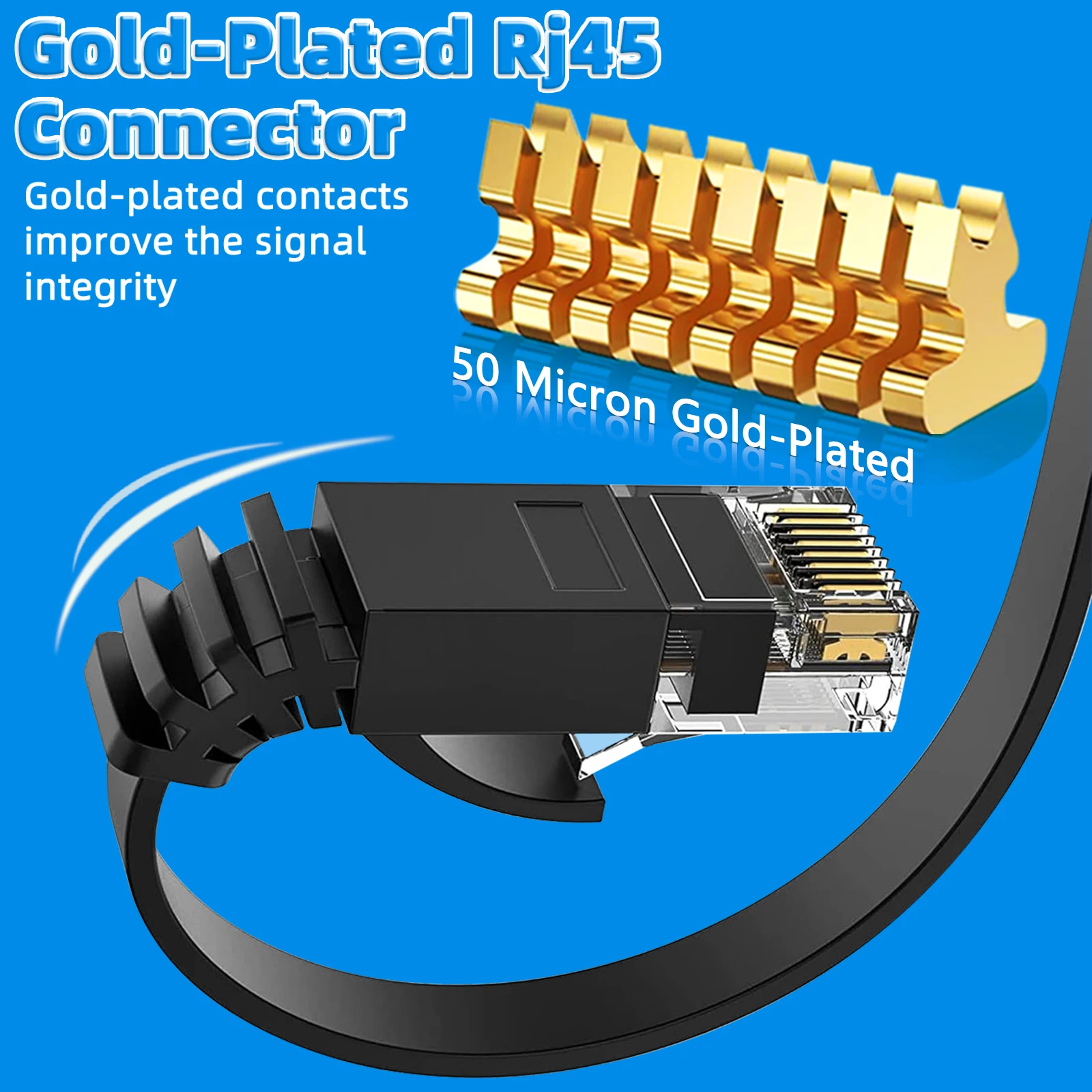 Outdoor Ethernet Cable - 23AWG Pure Copper, Waterproof & UV Resistant