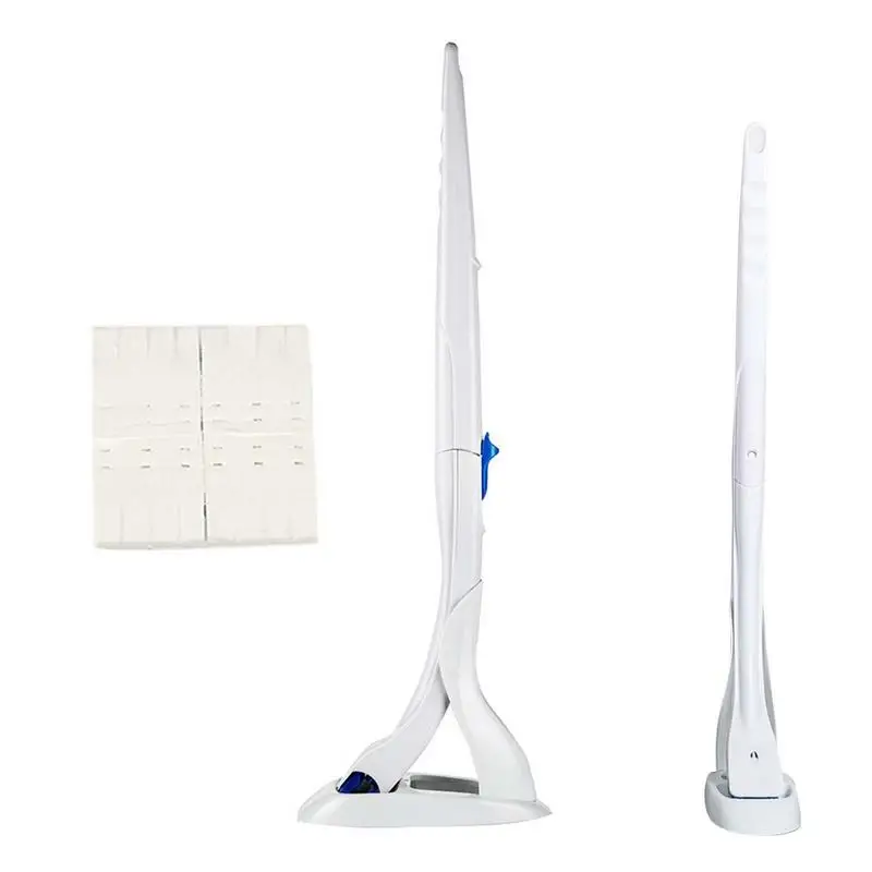 

Одноразовый держатель для унитаза с длинной ручкой, набор для чистки без мертвых углов, сменные Креативные аксессуары для ванной комнаты