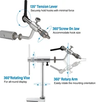 Stainless Steel Aluminum Alloy C-Clamp Mount Standard Jaws Vise 3