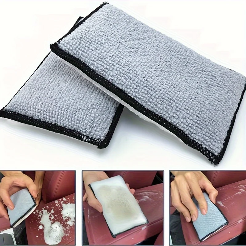 5PCS Double-Side Car Scrubbing Sponge 2