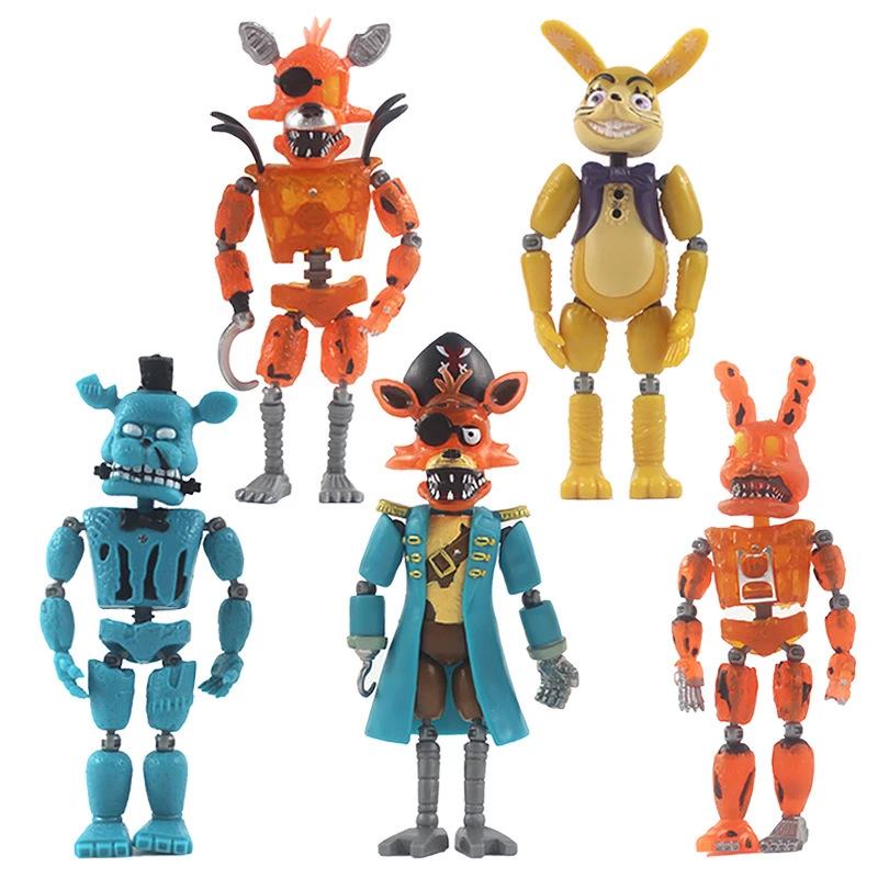 5pcs/set Five Night Fnaf Action Figure 