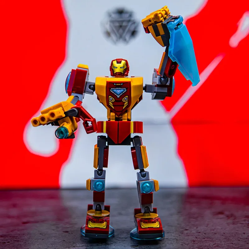 Hero Iron Big Assembly Figures Bausteinsteine Baubare Figur Aktionsspielzeug Kompatibel mit Lego Collection Geschenke für Kinder – Detail 10
