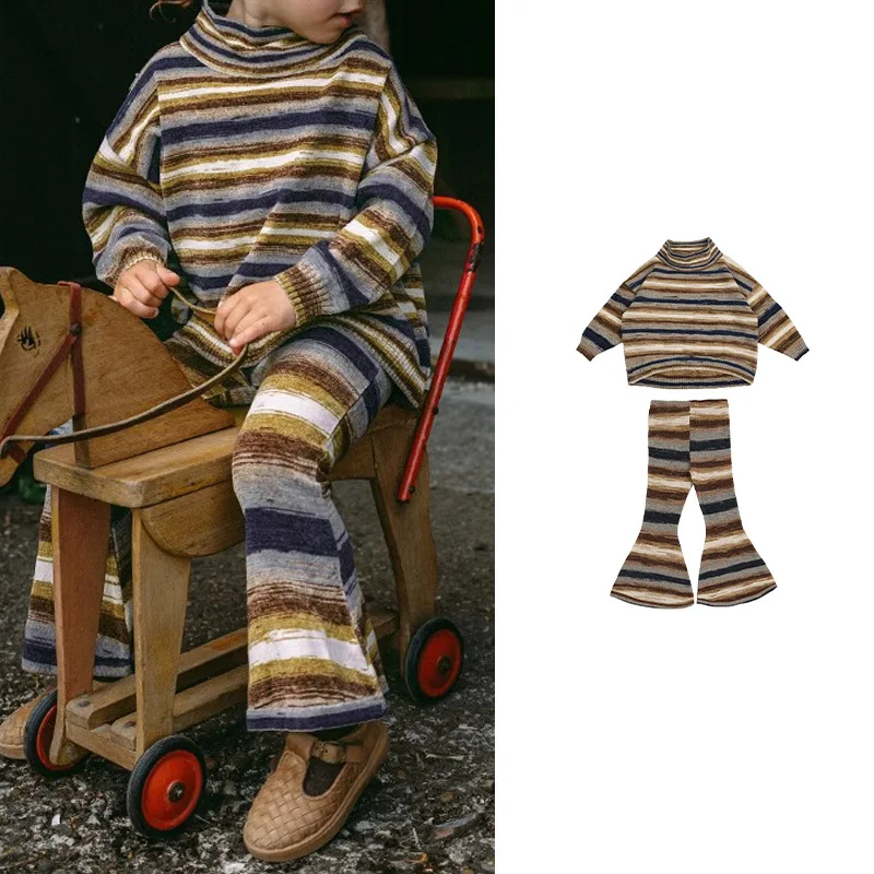 

Kids Baby Boys Girls Knit Sweaters and Pant Clothing Sets