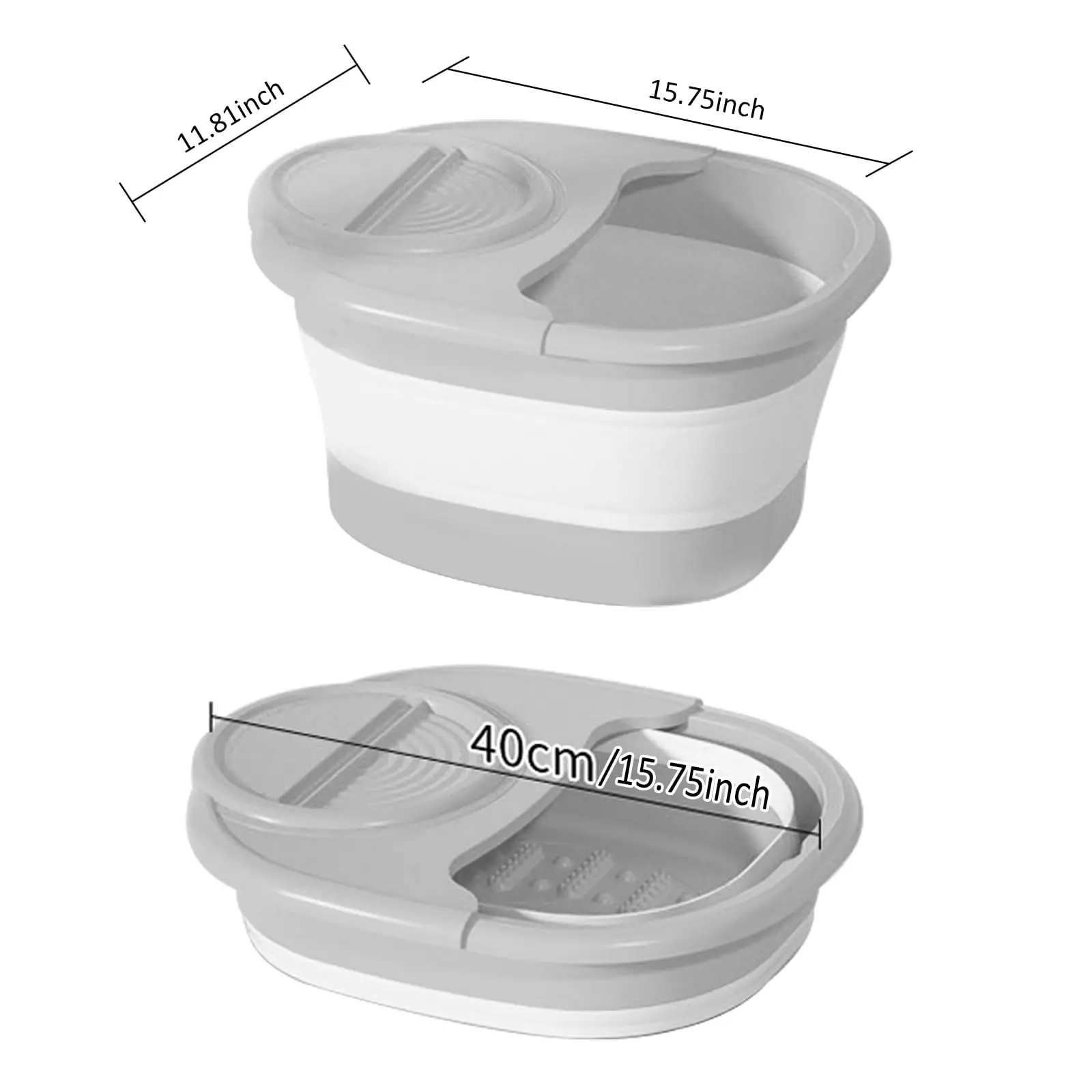 Foldable Home Foot Bath Bucket Massage Foot Wash Leisure Health Bucket Children Bath Basin Portable Soak Tub foot bath bucket