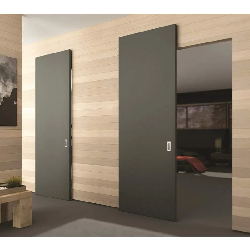 2 (1800) – (Door is NOT Included) - Completely Concealed Hardware and Track. Made in Italy. Free Template Included. 4