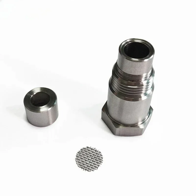 Oxygen O2 Sensor Spacer Adapter Connector Fix Check Engine Light Converter M18X1.5 Filter Screen