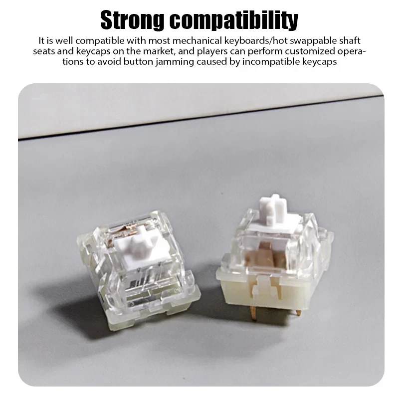 KTT Kang V3 Switches Mechanical Keyboard Linear Switch 3 Pin Custom Cherry RGB SMD Gaming Compatible Hot Swap MX Switch