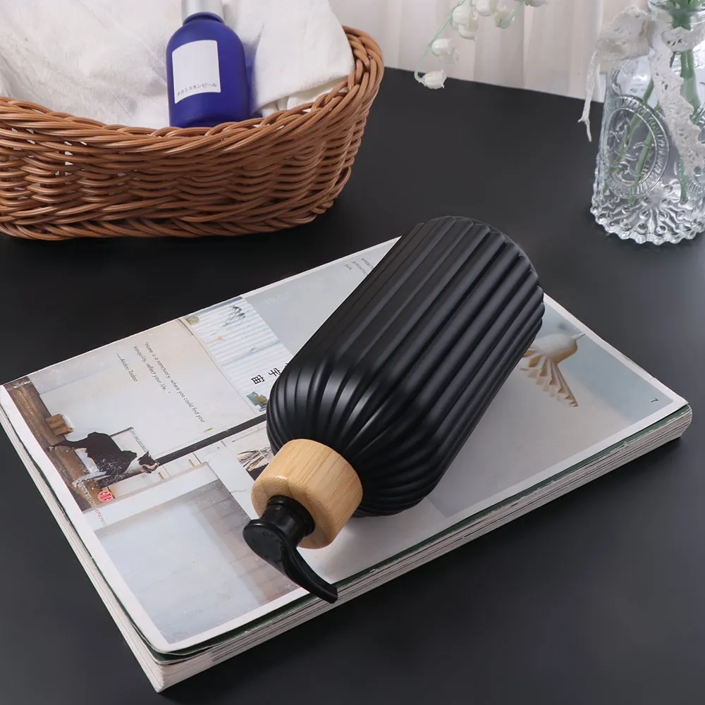 500ml Strip Soap Dispenser with Pump Empty Storage Jar Liquid Soap Bottle Rust Proof Waterproof Hand Soap