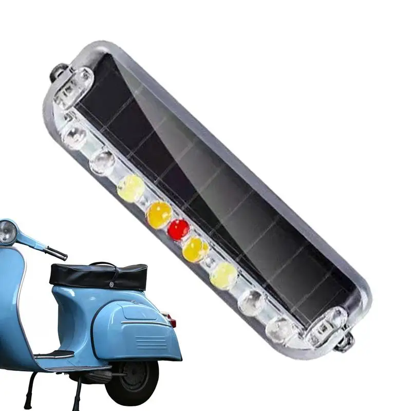 

LED Anti-Collision Lights Solar Traffic Advisor Warning Light Bar High Visibility Grille Light Head Beacon Hazard Warning Lights