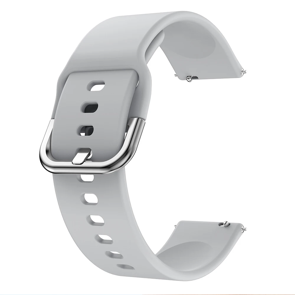Premium Silicone Watch Band - 20mm/22mm Adjustable Strap, Universal Fit