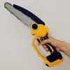 Brushless Chainsaw 8 Inch / 6 Inch Electric Cordless Chain Saw Pruning Wood Cutting Power Tools For DeWALT 18V Battery 4