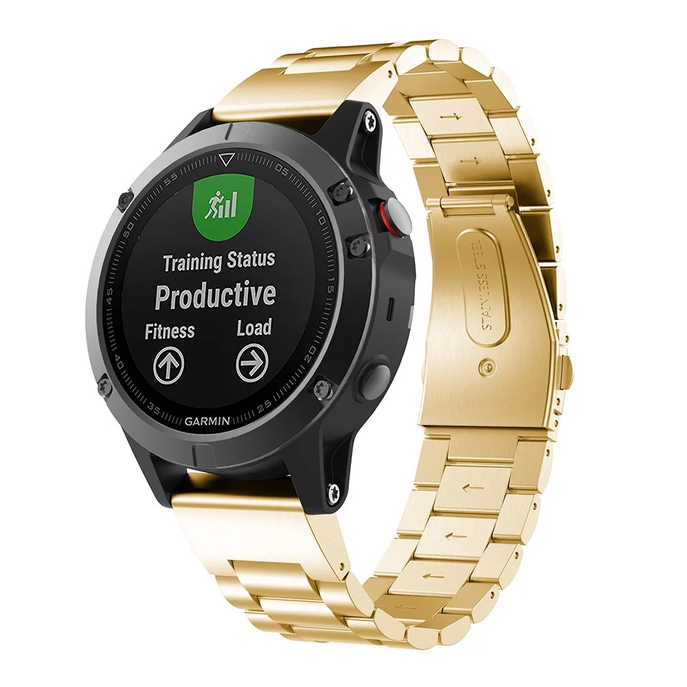 Quick Fit Metal Strap | Elegant Watchband Bracelet, 26-20mm Adjustable Width