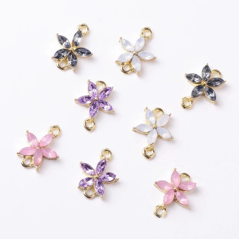 Metal Accessories Handmade Jewelry Metal Flower Jewelry Components