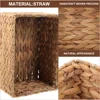 Large Storage Rattan Kitchen Fruit Bowls Mushroom Rattan Laundry Plant Wicker Baskets Flower Bin Desk Rectangle Travel 15in 6