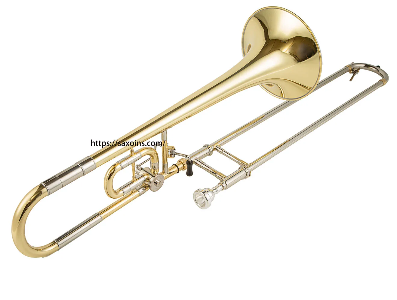 High Grade modulated tenor trombone Bb/ C tone Yellow Brass Clear Lacquer Professional musical brass instrument