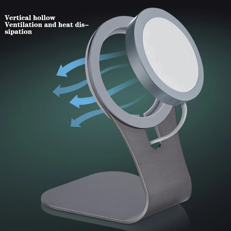 حامل شاحن هاتف خلوي Magsafe ، حامل من سبائك الألوم...