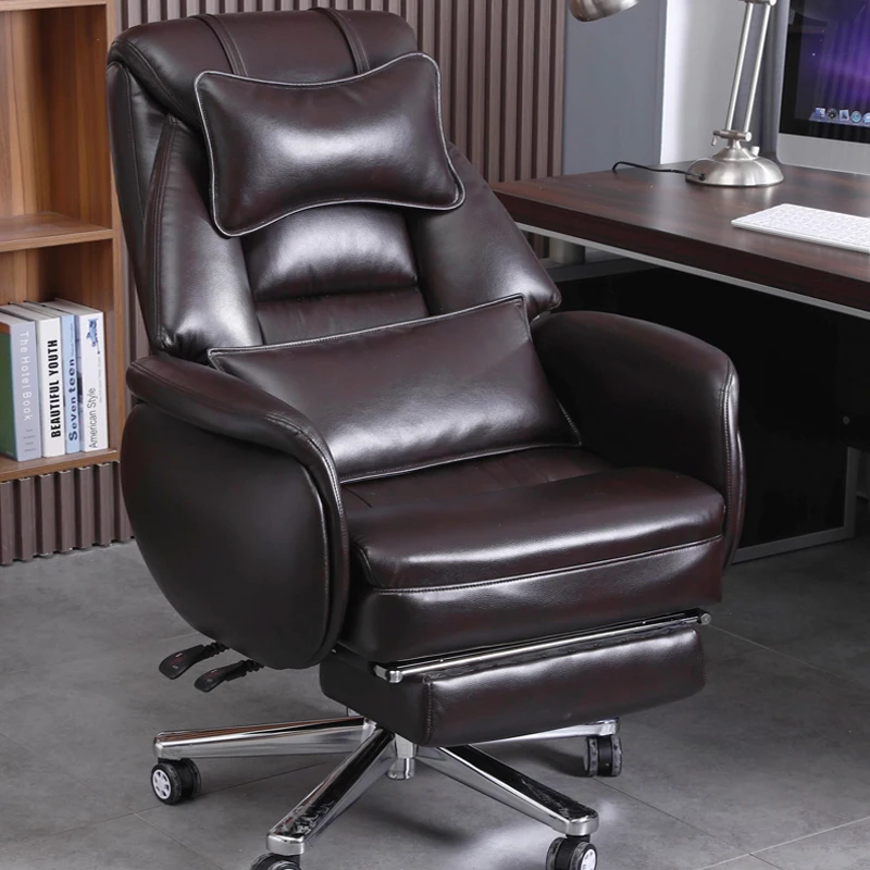 Bedroom Comfortable Office Chair Swivel Rolling Leather Accent Office Chair Meditation Silla De Escritorio Salon Furniture