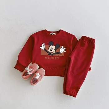 Toddler Cartoon Sweatshirt Set 1