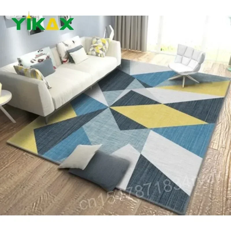 

European Style Carpets Hot Sale Simple Striped Baby Play Game Mats Living Room Home Bedroom Decor Larger Area Non-slip Rugs