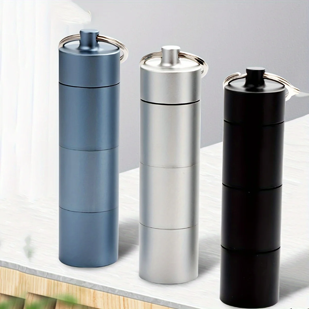 1pc-Outdoor First Aid Pill Sealed Jar, Compact and Portable Emergency Medicine Box, Portable Waterproof Medicine Jar