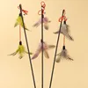 Cat Toy Feather Cats Sticks Cat Toys Interactive Double Feather Toys Cats Teasing Kitten Teaser Stick with Bell Toy Pet Products 4
