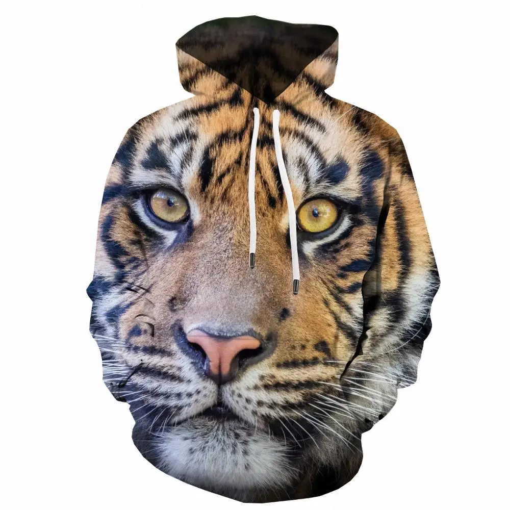

Somepet Brand Tiger Sweatshirts men Animal Hooded Casual Cute Hoody Anime Personality 3d Printed Hoodie Print Mens Clothing