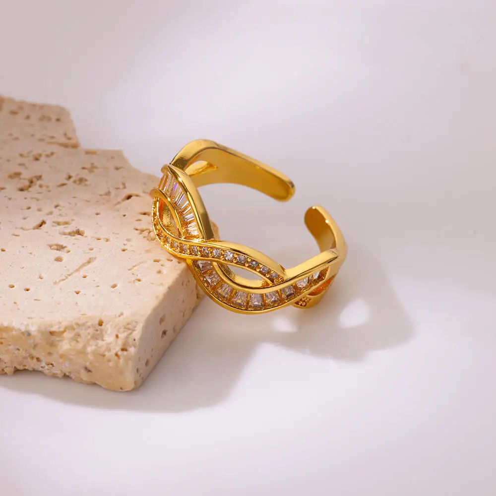 Zircon Infinity Symbol Rings For Women