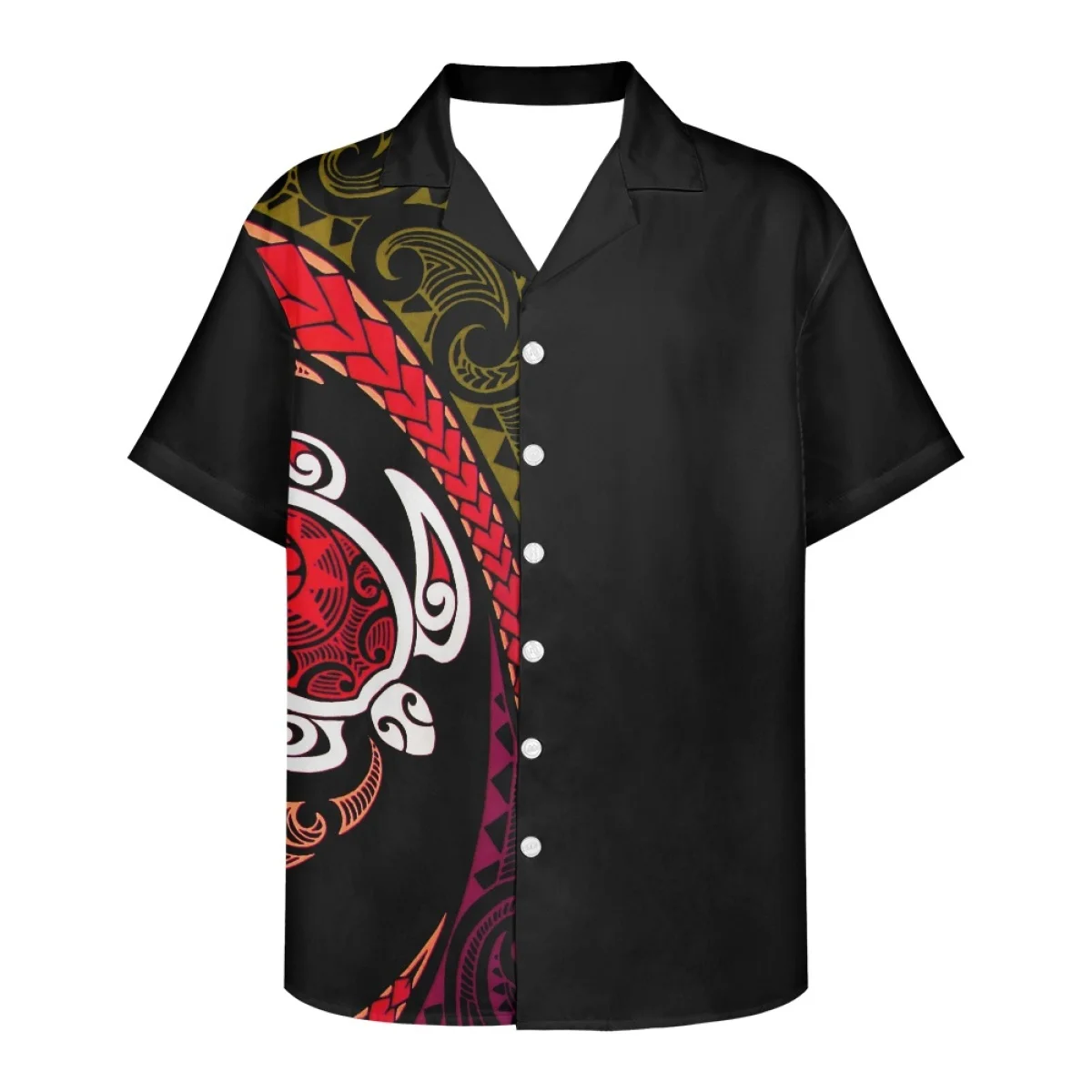 

Cumagical Summer 2022 Men's Comfortable T-Shirts Cheap Shirts Turtle Print High Quality Polynesian Tribal Shirt For Men