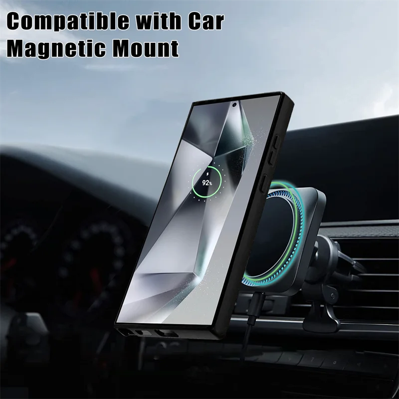 Magnetic 360° Dustproof Phone Case with Integrated Screen Protection