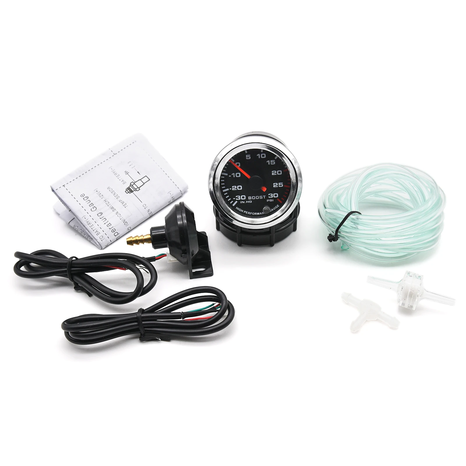 A 7Colors Auto Car Tachometer Tacho Gauge 0~10000 RPM Meter 2" 52mm Universal Car Motor White Led Meter Pointer RPM For 12V Car