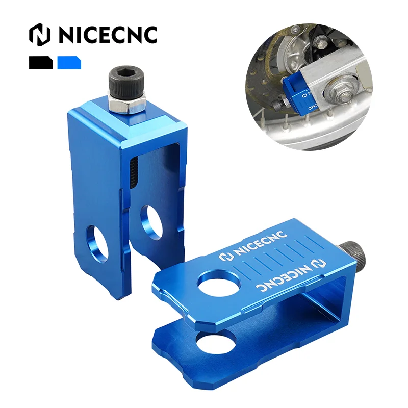 

NiceCNC For Yamaha YZ85 1992-2018 2017 2016 YZ80 1993-2001 YZ 80 85 Rear Axle Block Chain Adjuster Motocross Aluminum Black Blue