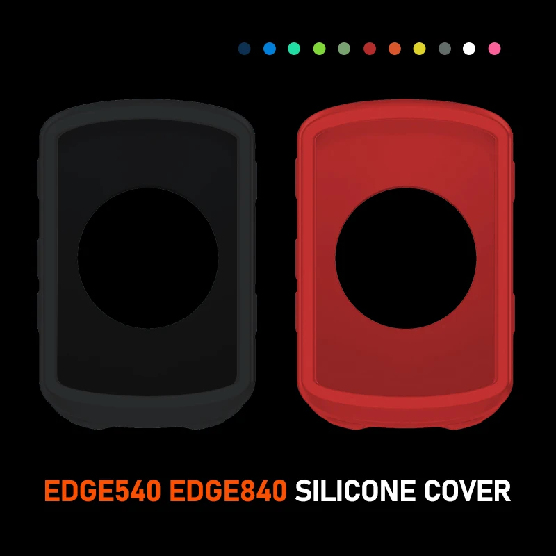 Edge540 Edge840 Custodia Protettiva In Silicone Per Garmin Edge 540 Edge 840 Bike Bicycle Computer Nero E Colore